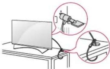 LG 49UF8529 - Het Kensington-veiligheidssysteem gebruiken - 1