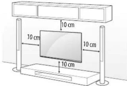 LG 49UH6109 - Mounting on a wall - 1