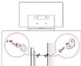 LG 49UH6109 - Fixar a TV numa parede - 1