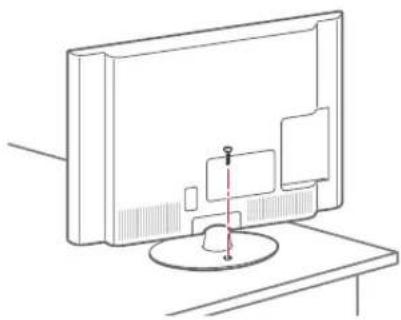 LG 32LS350S - Fixation fiable de la TV sur une table - 1