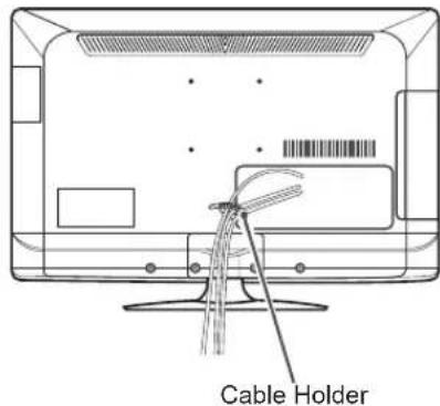 LG 32LS350S - Tidying cables - 2