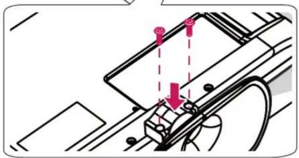 LG 32LS350S - Attaching the stand - 4