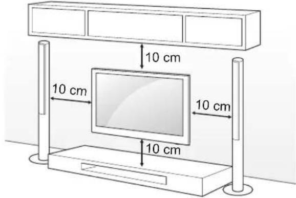 LG 32LS350S - Montagem numa mesa - 1