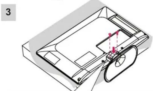 LG 32LS350S - Attaching the stand - 3