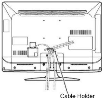 LG 32LS350S - Tidying cables - 3