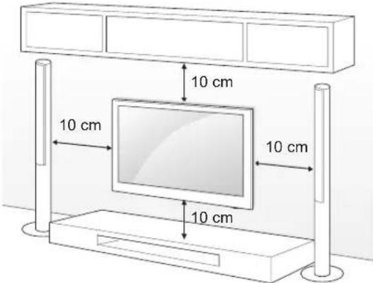 LG 32LS350S - Fixation du support mural - 1
