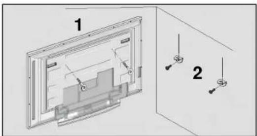 LG 42LC2RB - Al cerrar el pie para guardarlo - 2