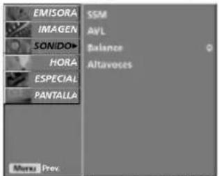 LG 42LC2RB - SELECCIÓN Y AJUSTE DE MENÚS EN PANTALLA - 7
