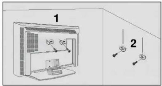 LG 42LC2RB - Al cerrar el pie para guardarlo - 3