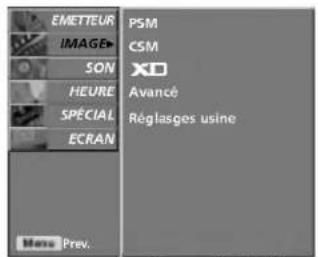 LG 42LC2RB - SÉLECTION ET RÉGLAGE DES MENUS À L'ÉCRAN - 3
