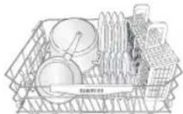 SAMSUNG DW80J3020US - Chargement d'objects volumieux - 1