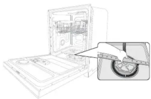 SAMSUNG DW80J3020US - Gicleur inférieur - 1