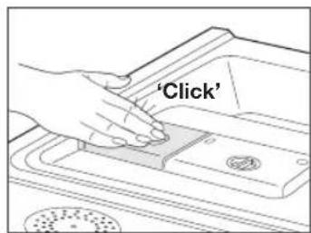 SAMSUNG DW80J3020US - Filling the detergent dispenser - 3