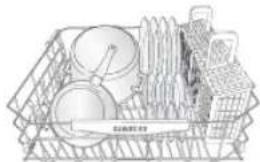 SAMSUNG DW80J3020US - Loading the large items - 1