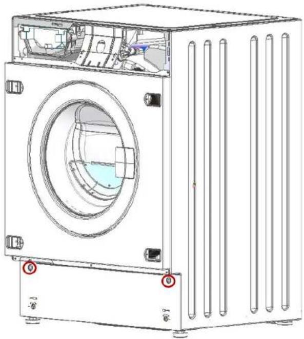 NEFF V6540X2GB - Demontarea capacului bazei - 1