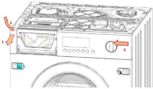 NEFF V6540X2GB - Retrait du bandeau de commande - 3
