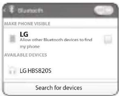 LG HBS820S - Connecting Quickly - 3