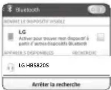 LG HBS820S - Connexion rapide - 3