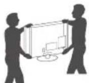 LG 49UH7500 - 抬起與移動電視 - 3