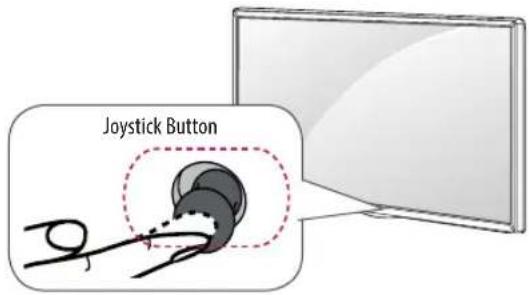 LG 43LF632V - Using the joystick button - 1