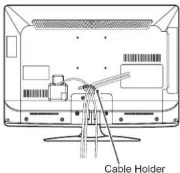 LG 32CS460S - Tidying cables - 3