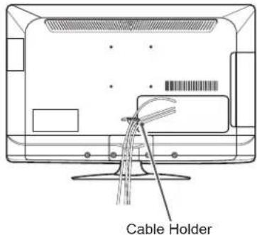 LG 32CS460S - Tidying cables - 2