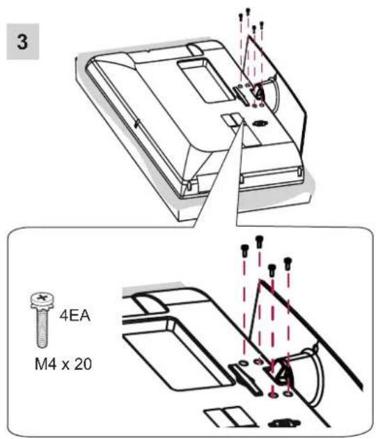 LG 32CS460S - Attaching the stand - 14