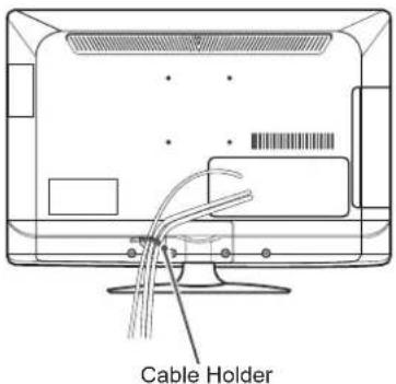 LG 32CS460S - Tidying cables - 1