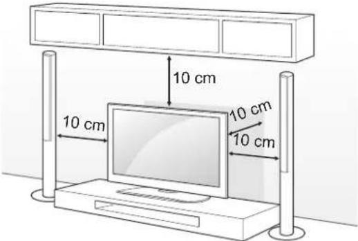 LG 32CS460S - Installation sur une table - 1