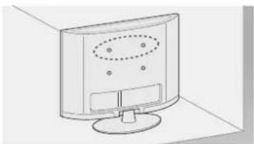 LG 32CS460S - Befestigen des TV-Gerätes an einer Wand - 1