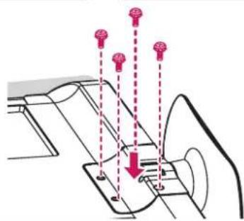 LG 32CS460S - Attaching the stand - 8