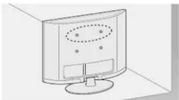 LG 32CS460S - Fixar a TV numa parede - 1