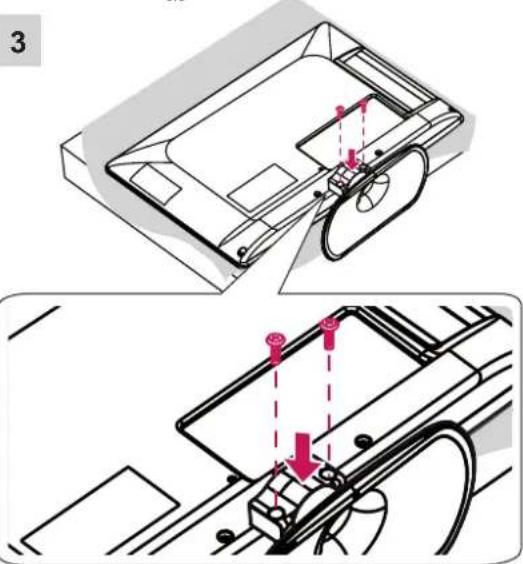 LG 32CS460S - Attaching the stand - 5