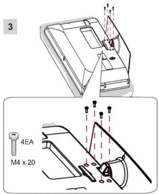 LG 32CS460S - Attaching the stand - 13