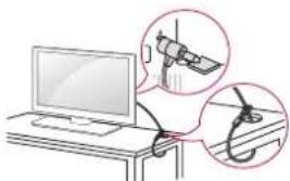 LG 32LF6329 - Verwendendes kensington-sicherheitssystems - 1