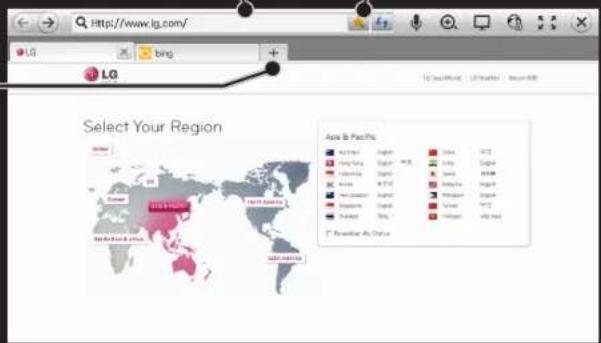 LG 47LA6500 - 键入网址 添加到收藏夹 - 1