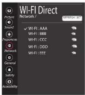 LG OLED65C8PVA - Wi-Fi Direct Setting - 1