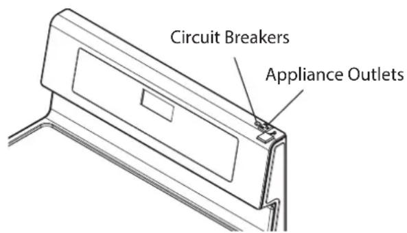 LG LRE6325SW - APPLIANCE OUTLET AND CIRCUIT BREAKERS - 1
