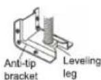 LG LRE6385SW - ANTI-TIP SAFETY PRECAUTIONS - 5