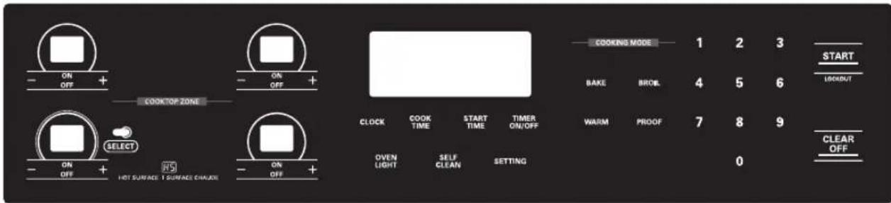 LG LRE6385SW - CONTROL PANEL OVERVIEW - 3