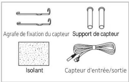 SAMSUNG MCMD211UN - Fixez l'isolant autour du capteur immobilisé. - 1