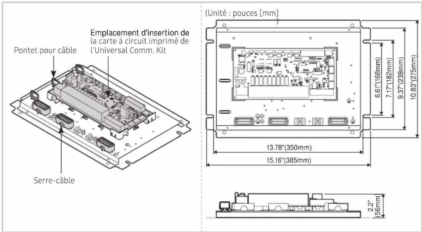 SAMSUNG MCMD211UN - Noms des pièces et dimensions de l'installation - 1