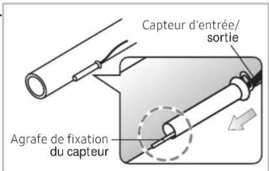 SAMSUNG MCMD211UN - Fixez l'isolant autour du capteur immobilisé. - 3