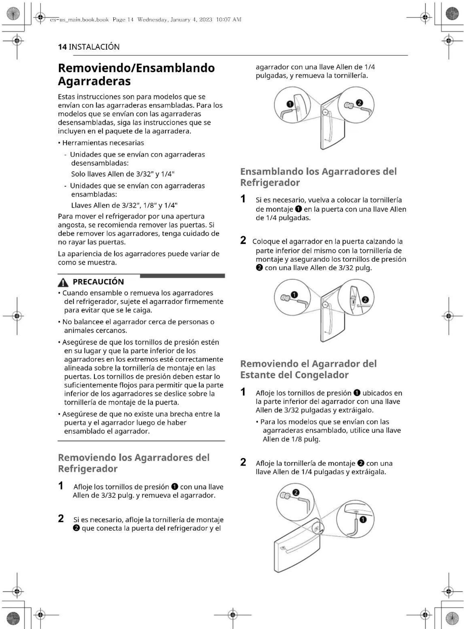 LG LFXS28566S - Dimensiones y Espacios - 6