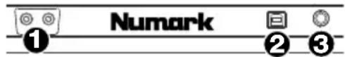 NUMARK Mixtrack Platinum FX - Panel trasero - 1