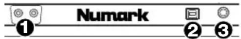 NUMARK Mixtrack Platinum FX - Pannello posteriore - 1