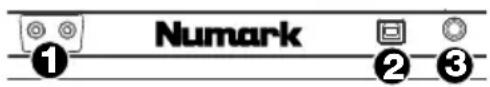 NUMARK Mixtrack Platinum FX - Panneau arrière - 1