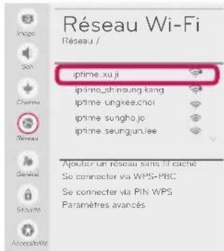 LG OLED65E6P - Réglages du réseau - 4
