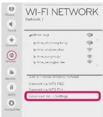LG OLED65E6P - Network Settings - 6