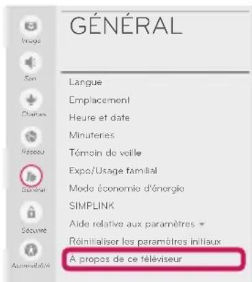LG OLED65E6P - RECHERCHER DES MISES À JOUR - 1